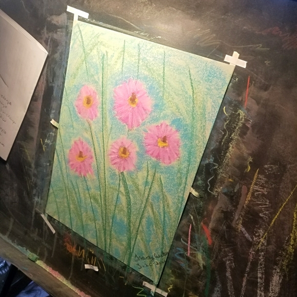 Spring Flowers Original Painting - Picture 3 of 4